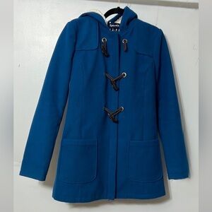 Splendid Teal Toggle Pea Coat